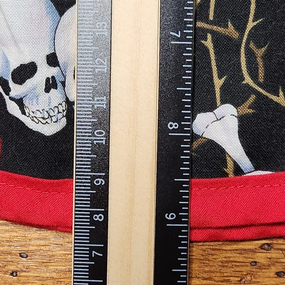 Conscious Children Punk Skirt – Skulls & Roses, Made in USA - Size 12-18 Month - Picture 6 of 7